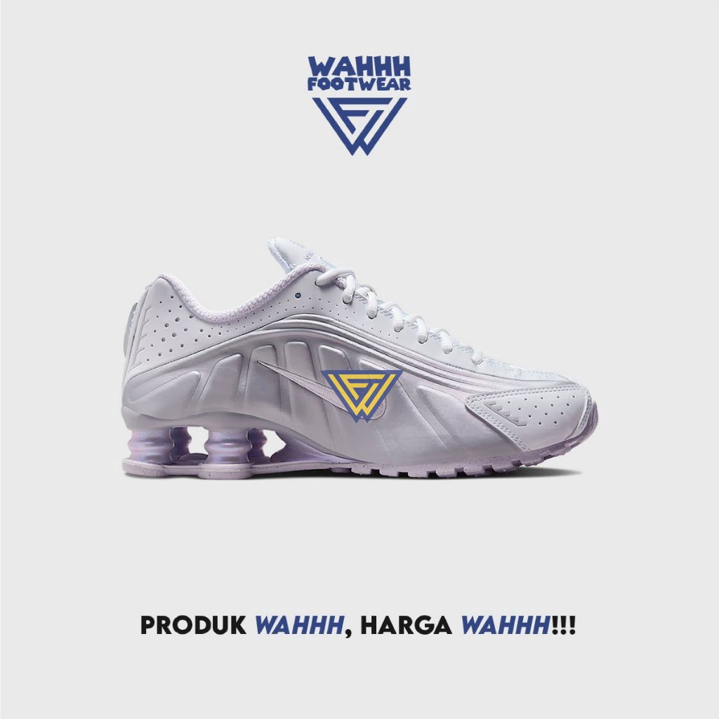 NK Shox R4 Men's Sneakers Shoes - White Original