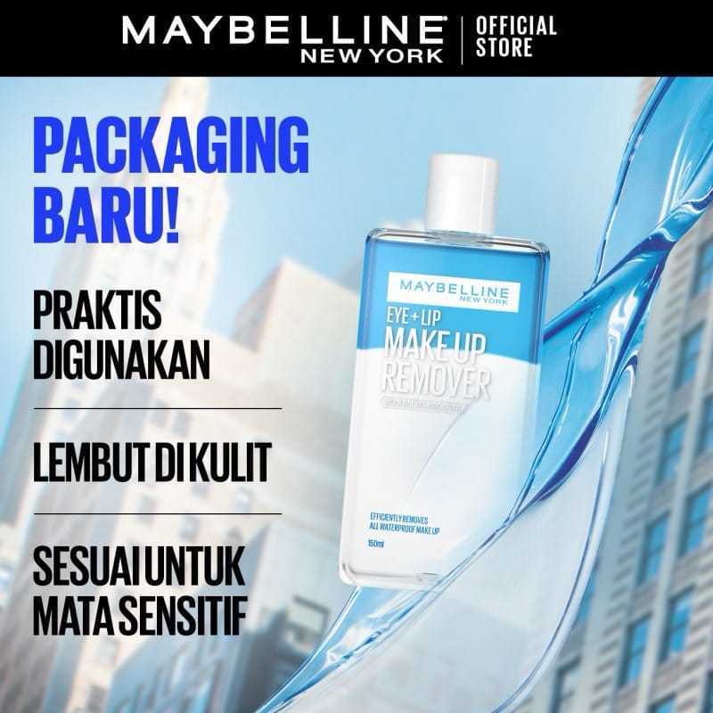 MAYBELLINE EYE & LIP MAKEUP REMOVER-MAYBELLINE REMOVER-REMOVER-MAYBELLINE-30ML-70ML