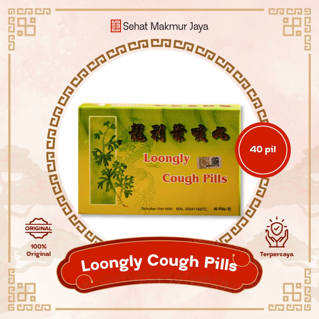Loongly Cough Pills – Redakan Batuk Berdahak dan Tenggorokan Gatal