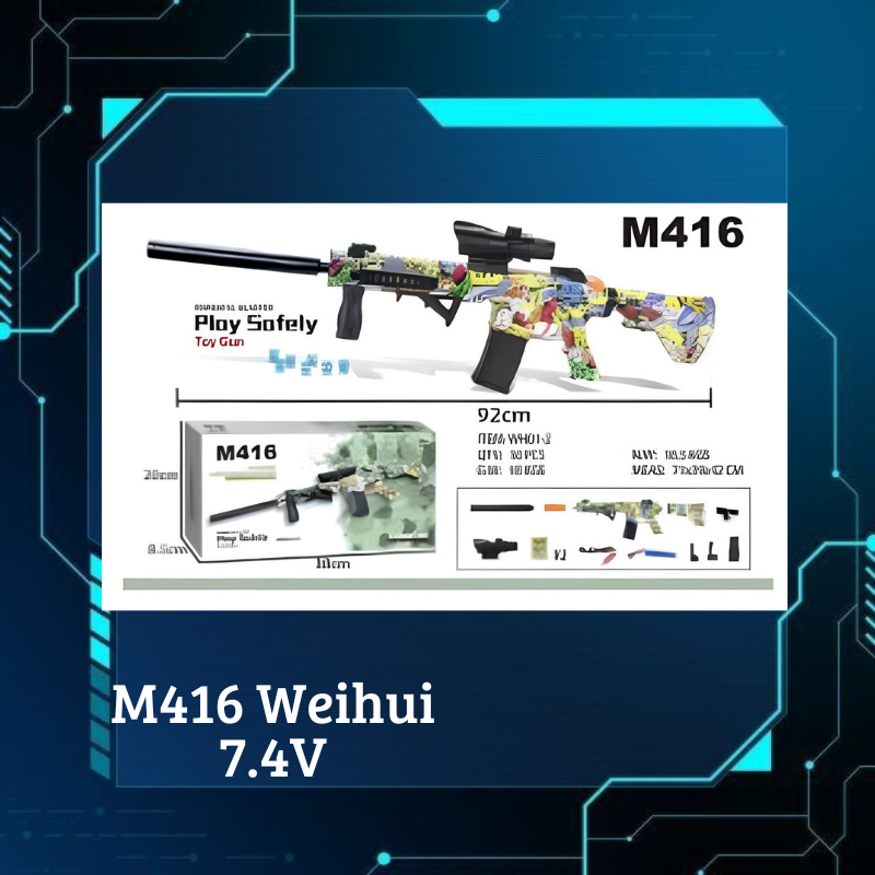 Mainan Anak WGG M416 Gell Blaster Electric