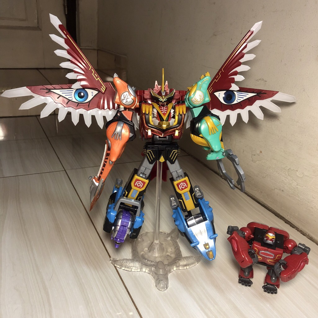 SMP Minipla Power Rangers Wild Force Gaoranger Gao Icarus Bukan Dx Action Figure Mainan Hadiah Kolek