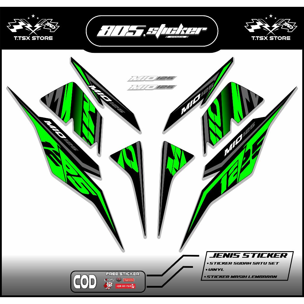 STRIPING MIO M3/STIKER MIO 125/STRIPING MIO M3/MIO Z 125 KEREN