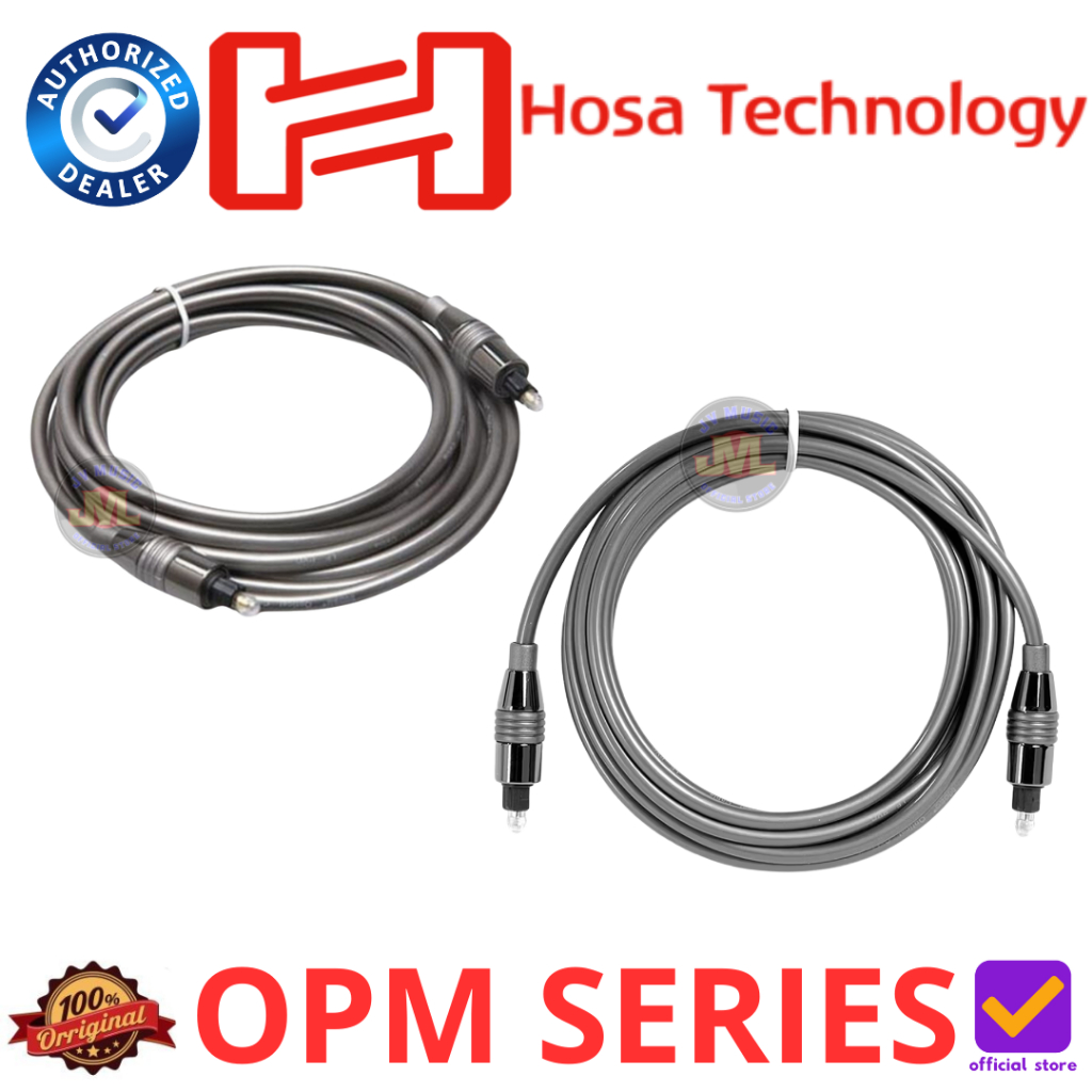 Hosa OPM303 OPM305 Cable Pro Fiber Optic Toslink-Toslink Hosa OPM-303 OPM-305