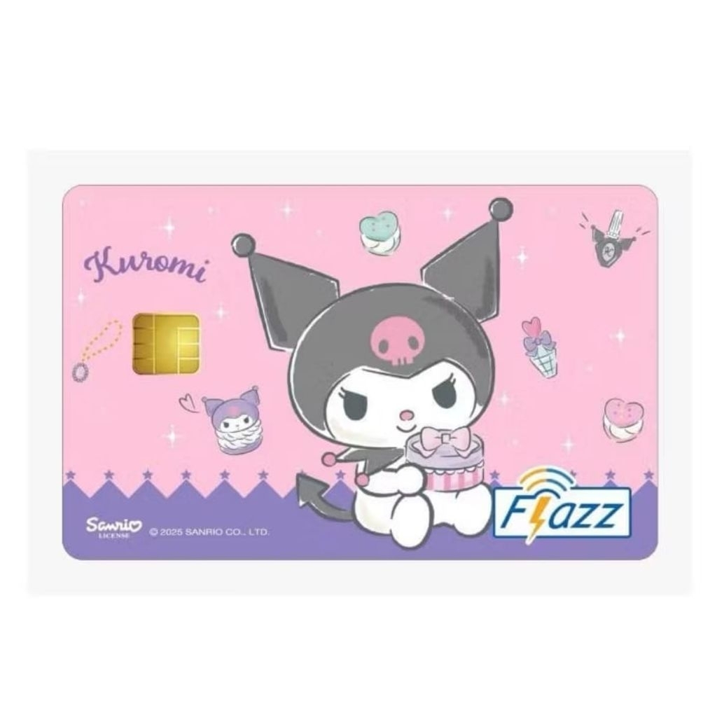 Kartu flazz Kuromi Pink GEN 2