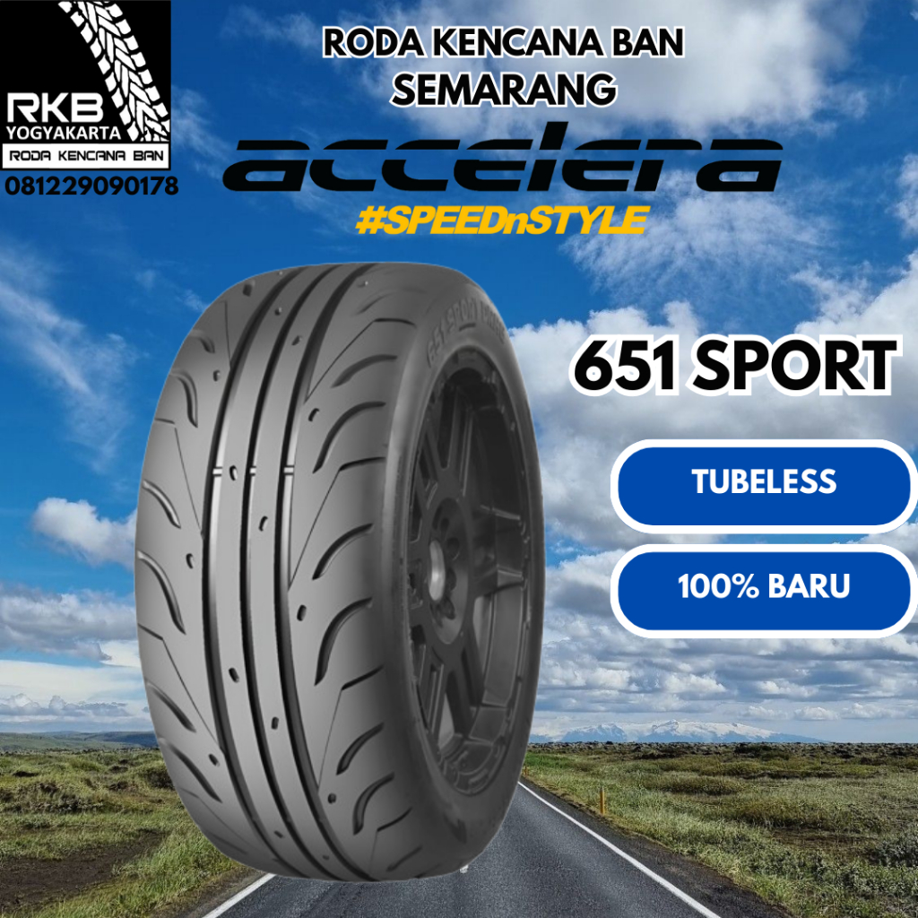 205 45 R17 - Accelera 651 size 205/45 R17 - Ban Slick Salom Drag