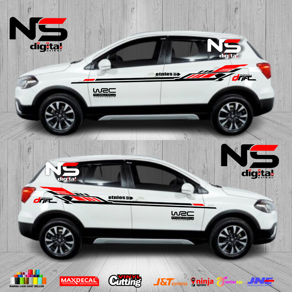 COD NEW STIKER MOBIL TERBARU KEREN Suzuki SX4 X-OVER sticker stripe mobil suzuki sx4 stiker sx4 body
