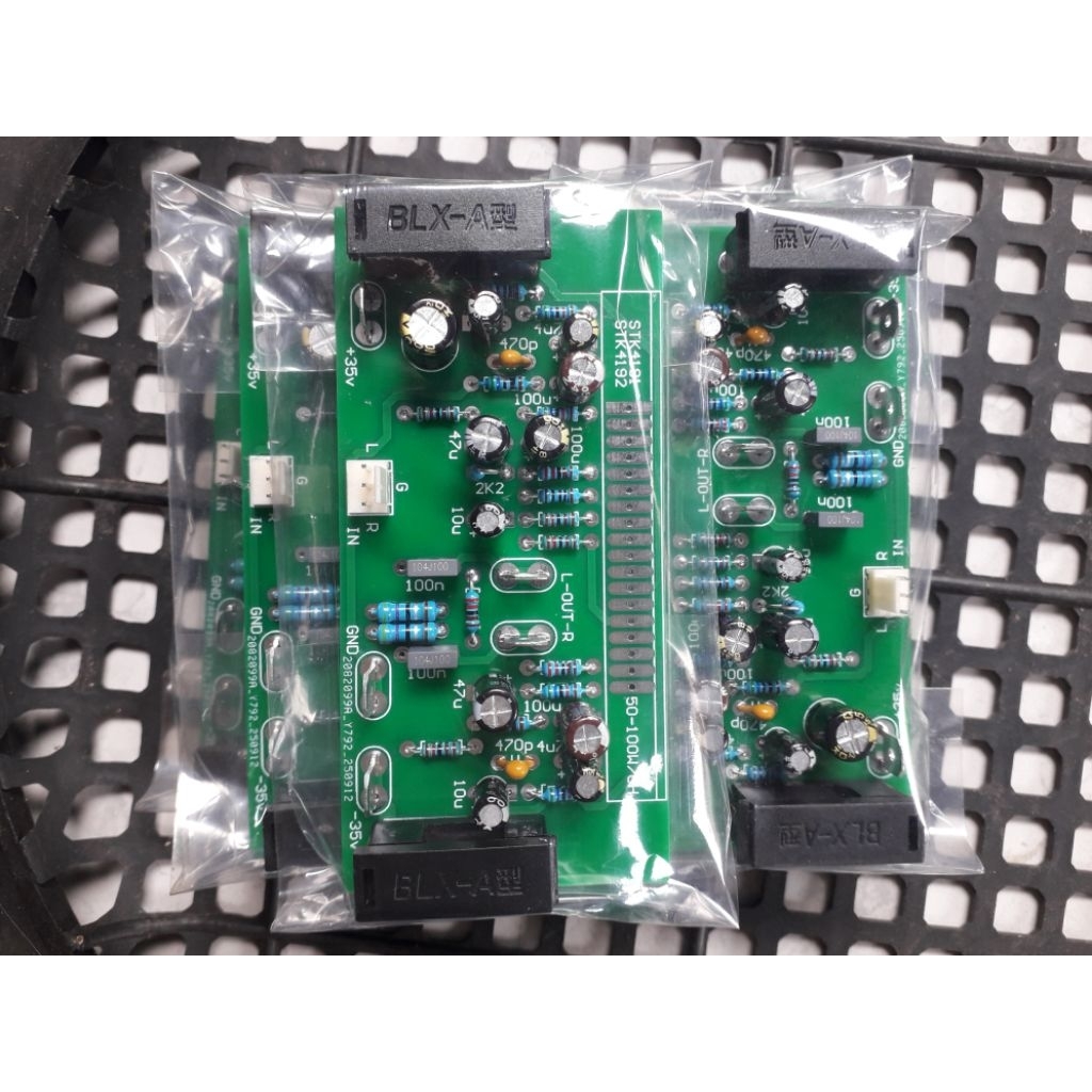 pcb stk4191 stk4192 plus resistor