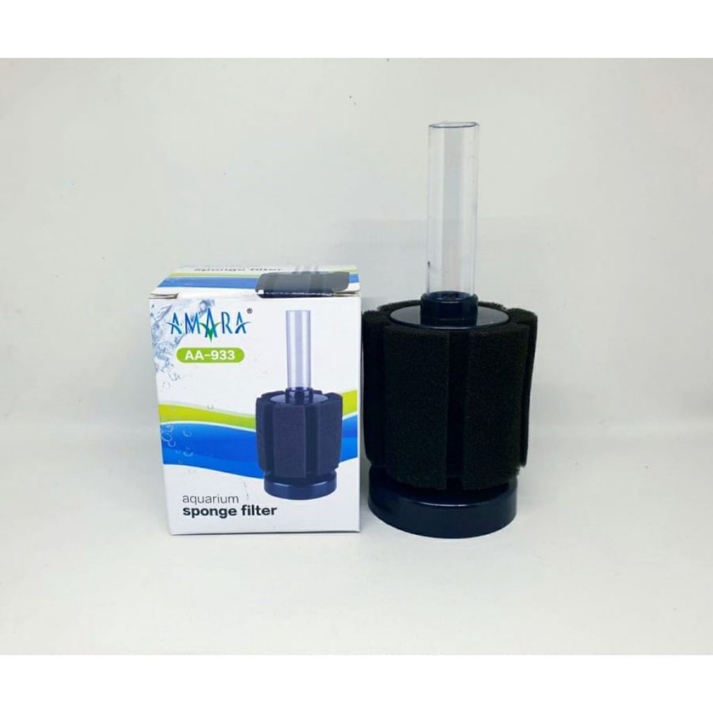 Bio foam mini Amara AA-833 AA-933 spons filter utk mesin gelembung oksigen aquarium & kolam ikan hia