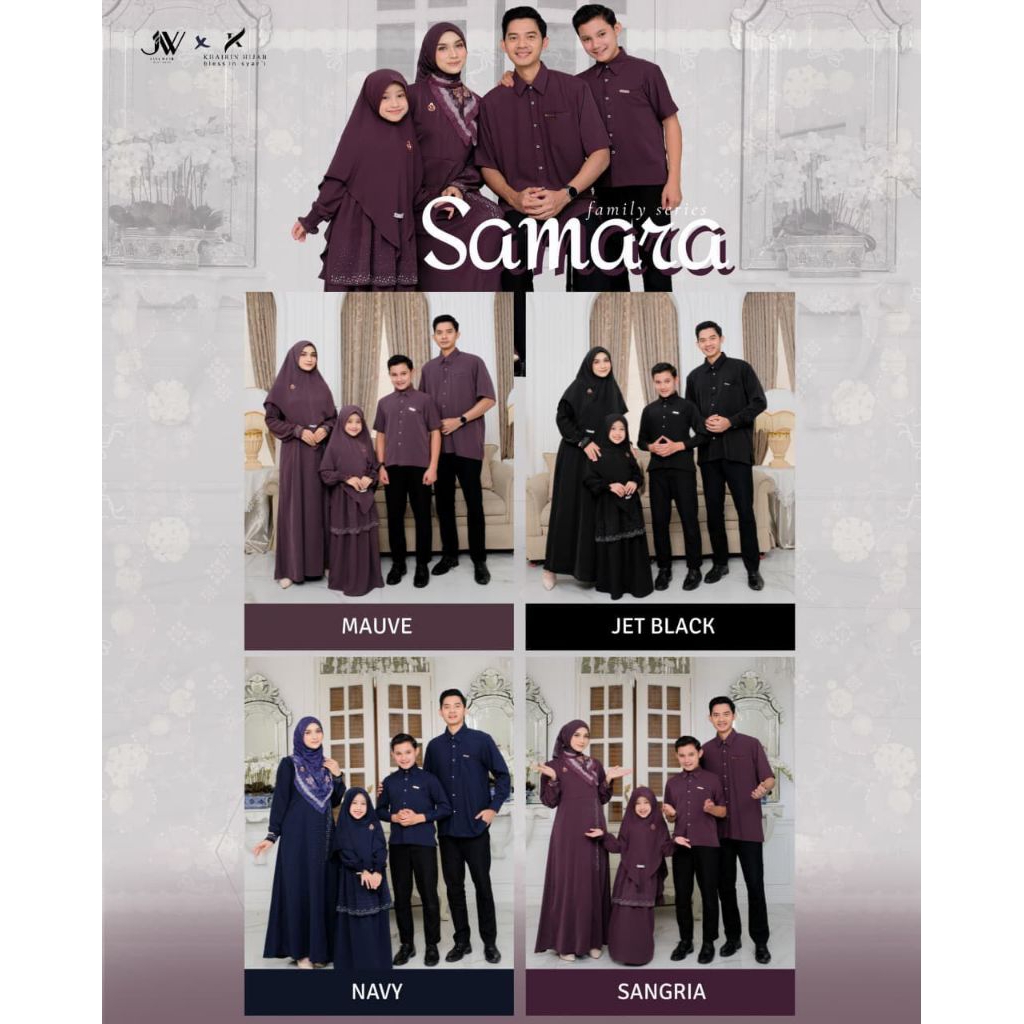 SAMARA FAMILY SERIES BY KHAIRIN HIJAB x JANA WEAR ( PRE ORDER )