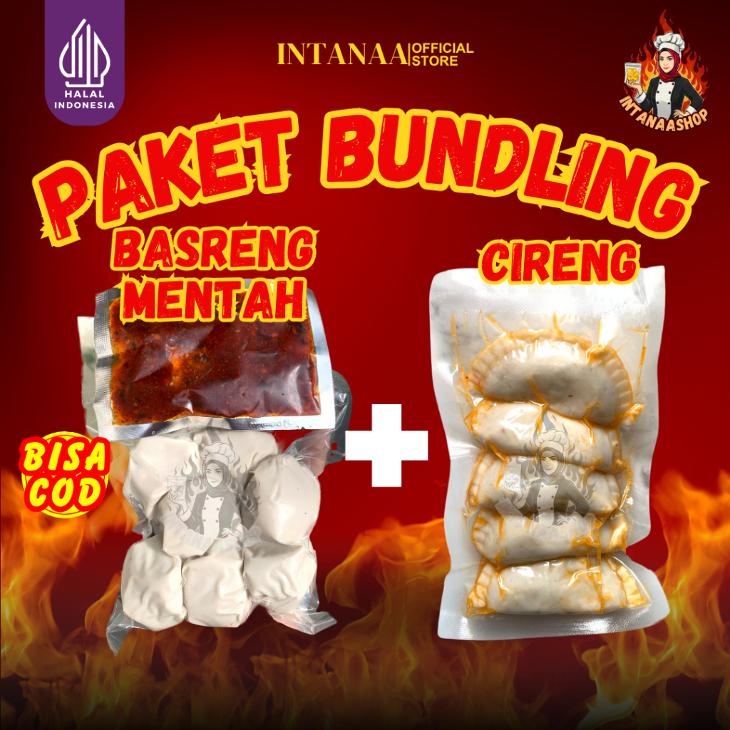 PAKET BUNDLING BASRENG VIRAL CHILI OIL + CIRENG ISI AYAM/JANDO