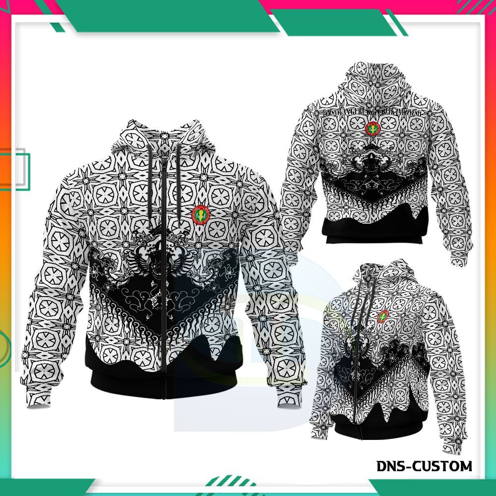 Jaket Guru Indonesia Terbaru 2025 / Jaket PGRI Pria Wanita Batik Fullprint