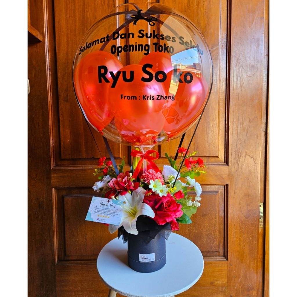 Jlterang Buket Balon Bunga Artificial Buket Balon Bunga Anniversary Buket Balon Bunga Grand Opening