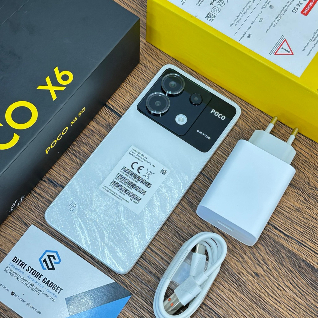 XIAOMI POCO X6 5G 12/256 GB WHITE | SECOND SUPER LIKE NEW FULL SET ORIGINAL