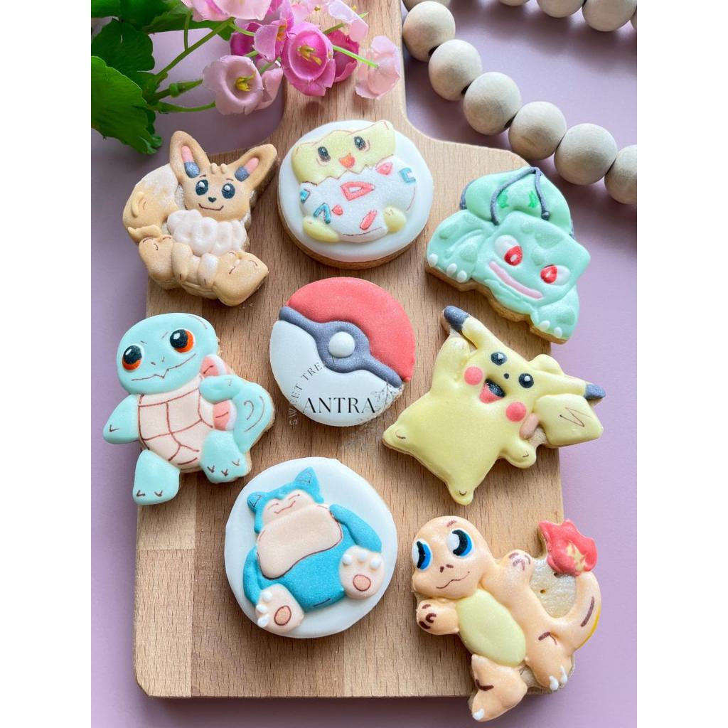 Cookies KARAKTER POKEMON - Character Icing Sugar / Kukis Hias