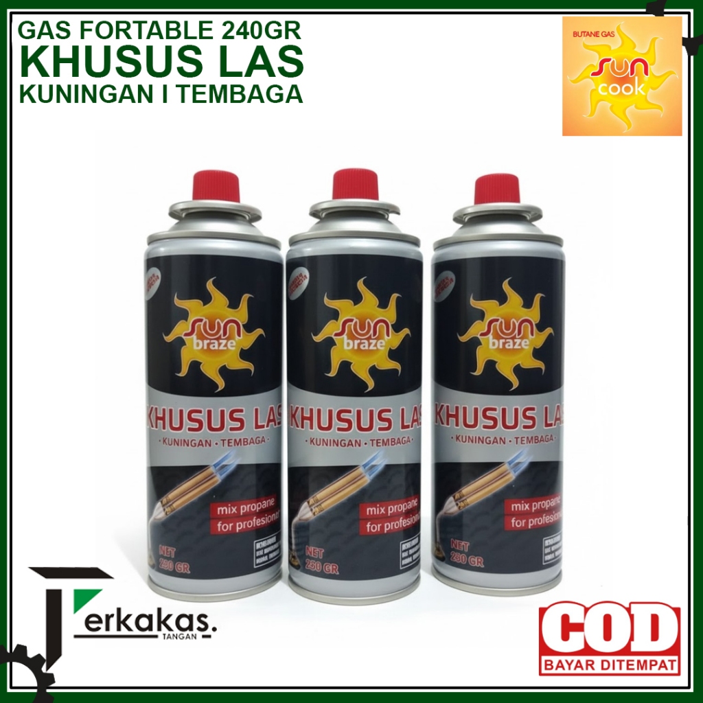 SUN BRAZE GAS PORTABLE KHUSUS LAS KUNINGAN TEMBAGA