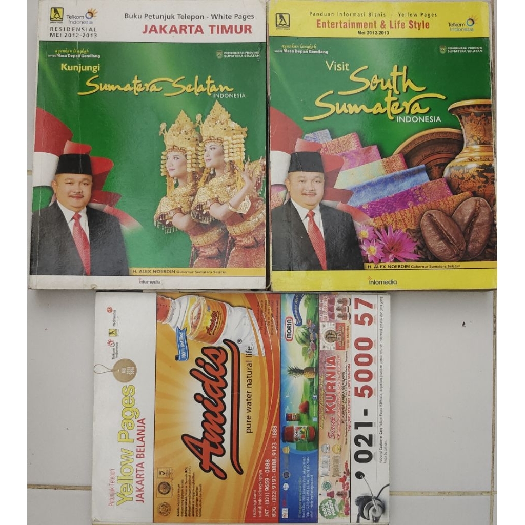MAJALAH YELLOW PAGES BEKAS ORIGINAL