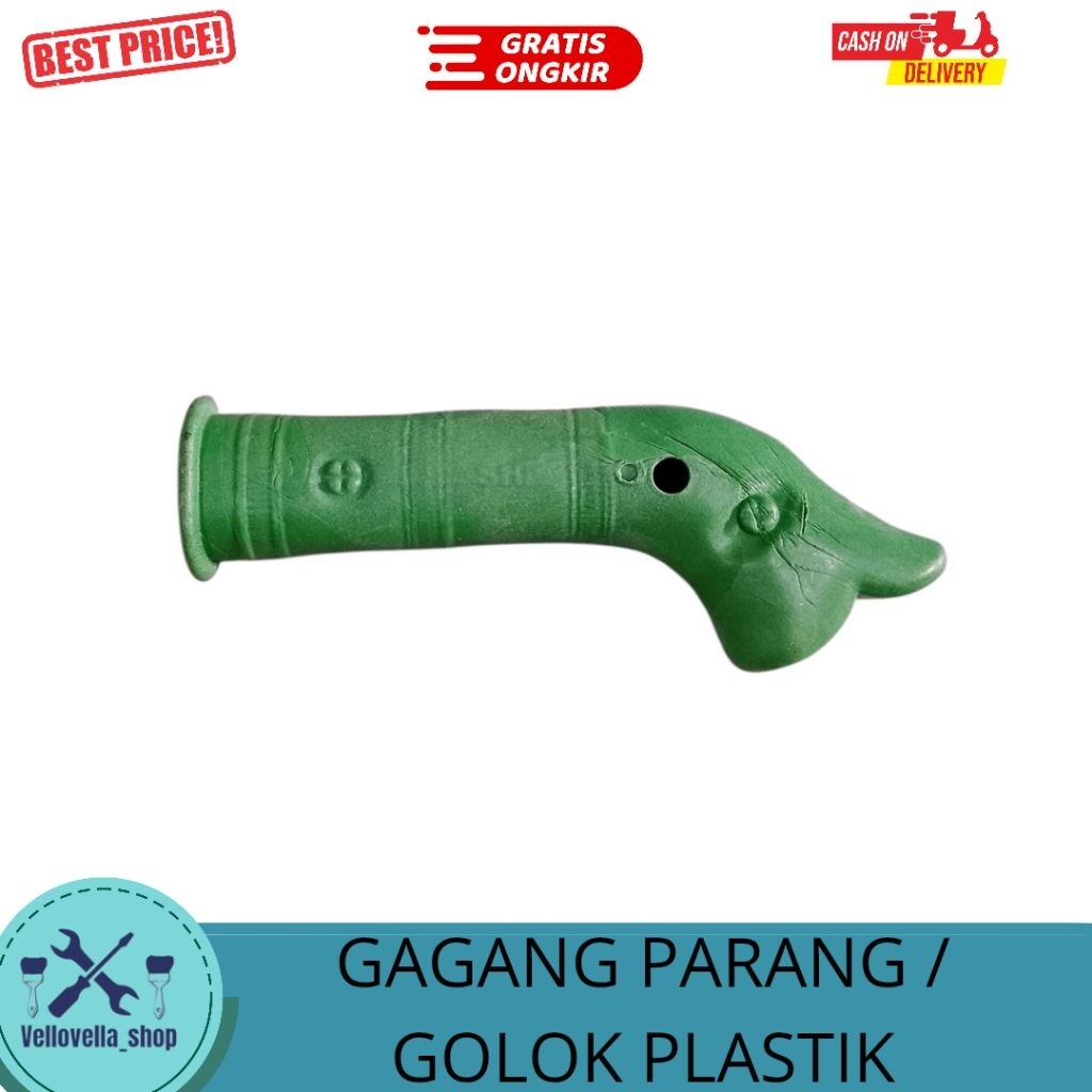 Gagang parang pvc plastik / Gagang golok / pegangan parang golok PVC plastik