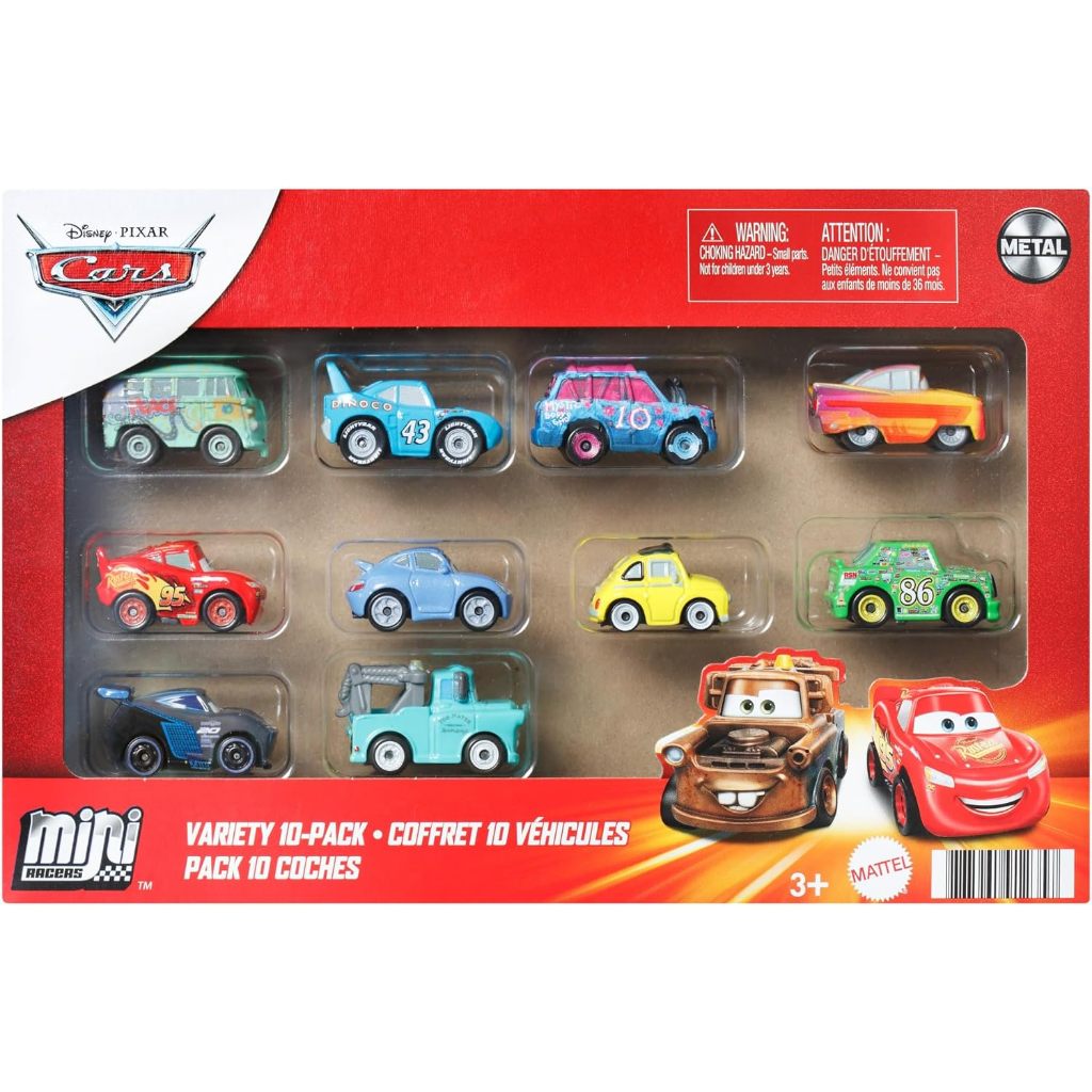 Mattel Disney Pixar Cars Mini Racers 10-Pack