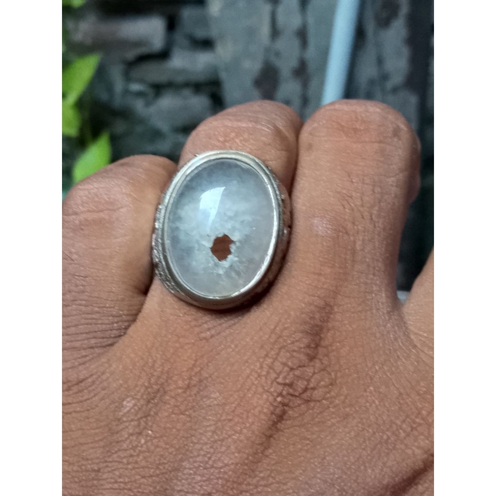 batu kecubung es combong (langka)