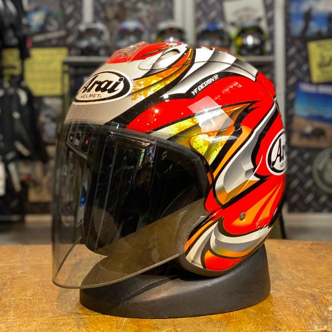 2nd Arai Half Face Ram 4 Nakagami GP Second Helm Half face Arai Ram 4 Preloved size L