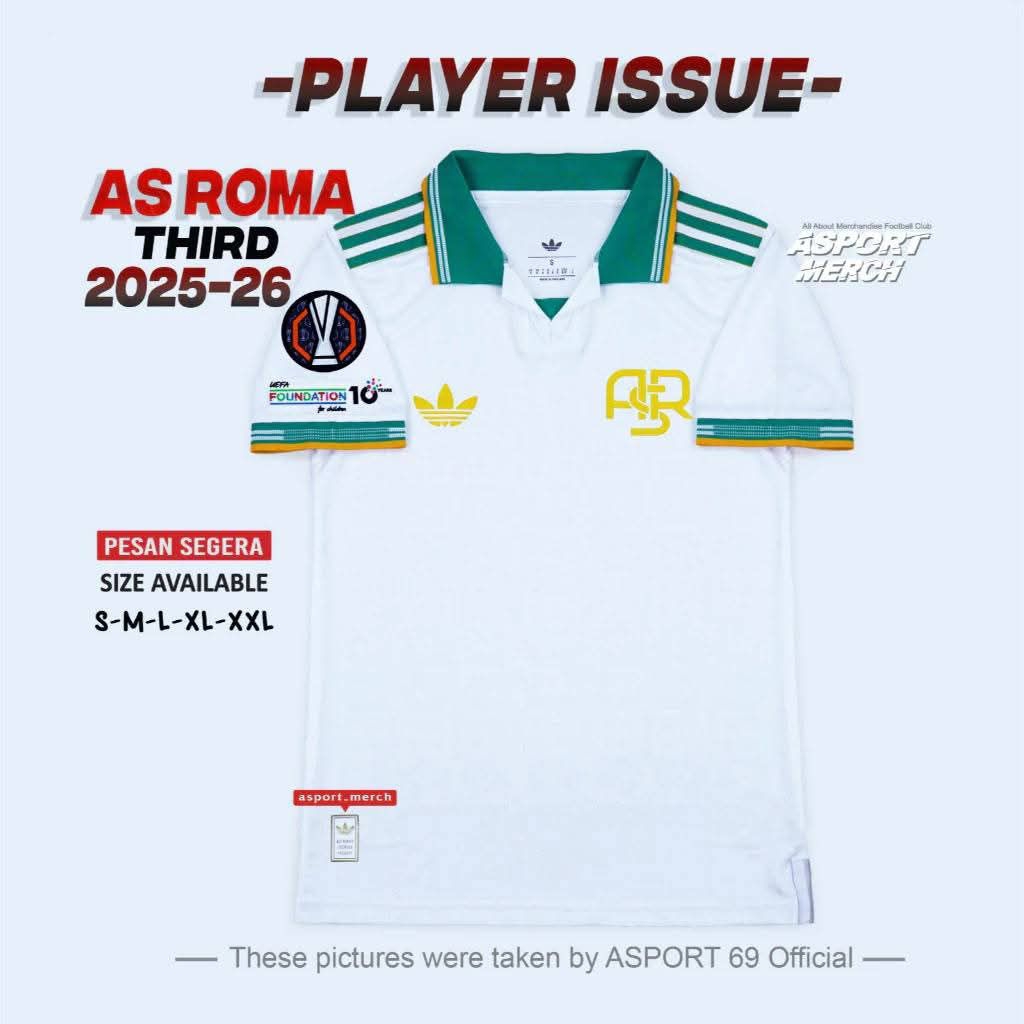 JERSEY AS ROMA THIRD PLAYER ISSUE 2025 2026 PI