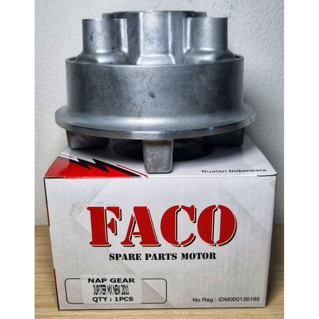 NAP GEAR BELAKANG JUPITER-MX NEW 2011 DOUBLE DISC (KOPLING)