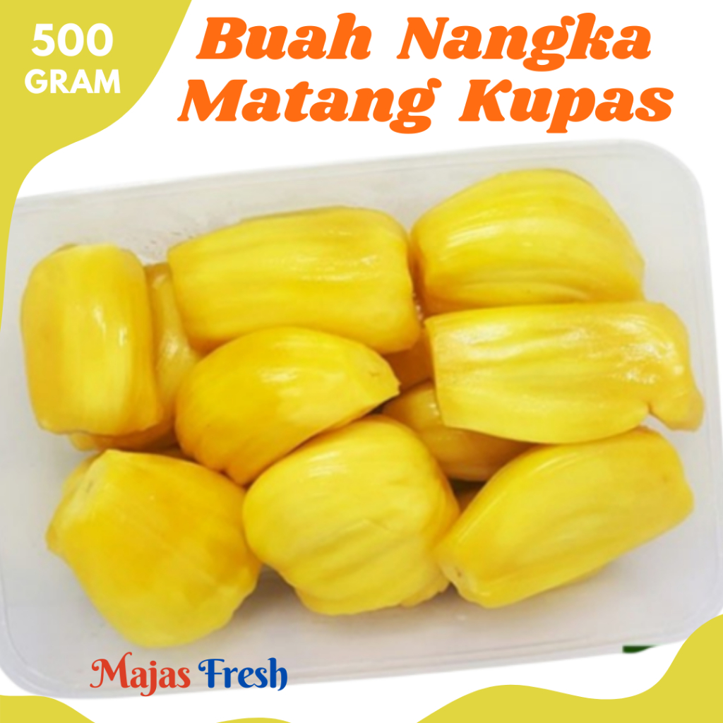 NANGKA MATANG Kupas Segar - Buah Nangka Matang Kupas Bersih Fresh | 500gr [ Harga Per 0,5 Kg ]