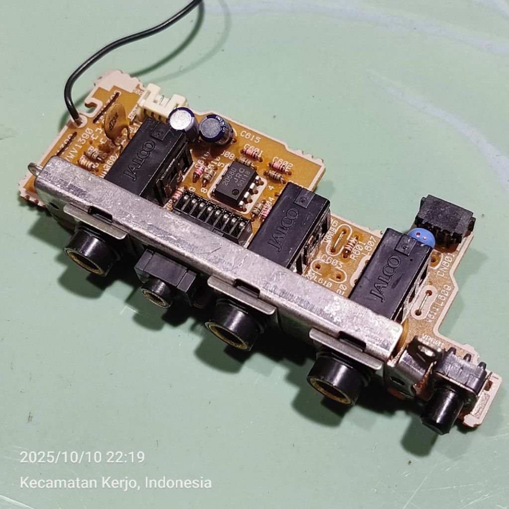 jack microphone & komponen IC original bekas amplifier karaoke Pioneer