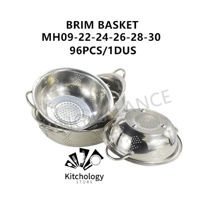Bakul Sangku Nasi Stainless Steel/ Bakul Nasi Lubang/ Wadah Nasi Kuping - MH09