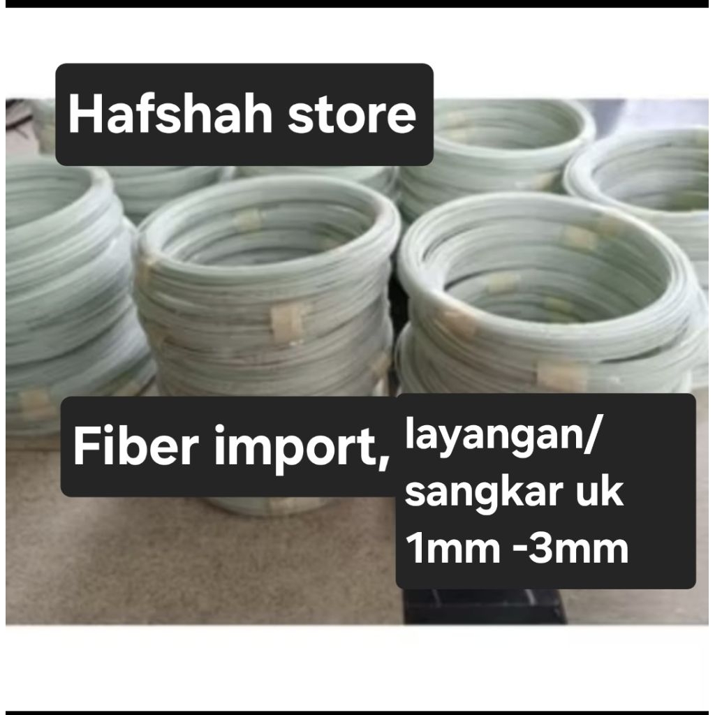 FIBER LAYANGAN 1mm-3mm KAULITAS IMPORT HALUS