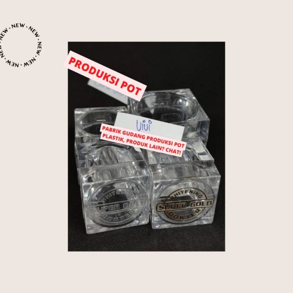 Pot Cream dr gold Pot Cream Citra Wadah Kosmetik tempat kosmetik citra tempat kosmetik dr gold pot k