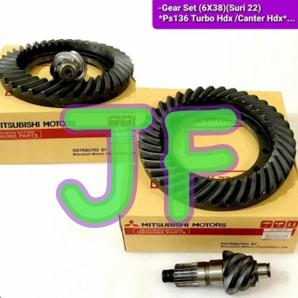 GEAR SET GIGI GARDAN SET PS136T HDX CANTER HDX RASIO 6X38