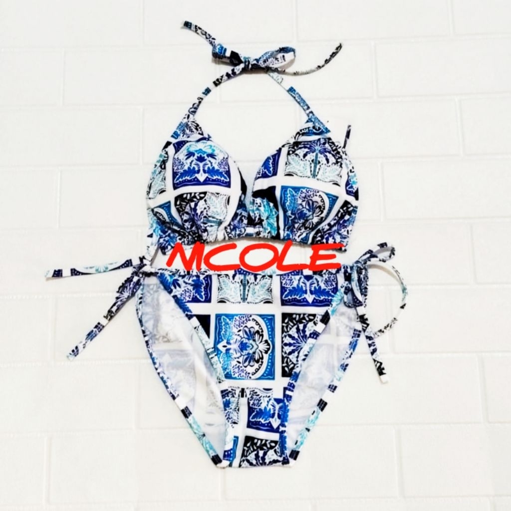 Bikini Set Pants Abstrak Bsku Renang Bikini Lucu Bikini Pantai