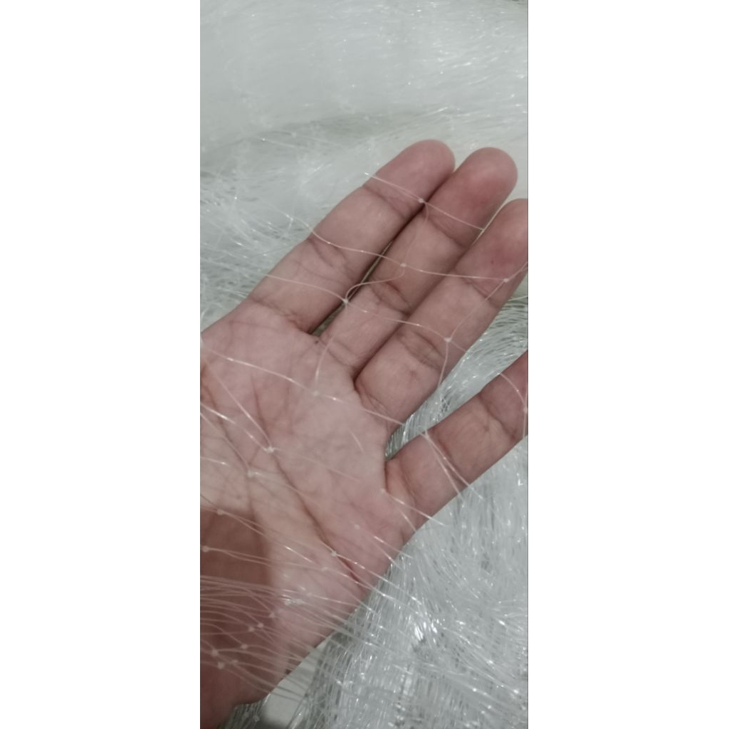 jaring bahan anco senar tebal 0.30 jaring bahan anco ika besar senar kuat tebal lubang 2 inch