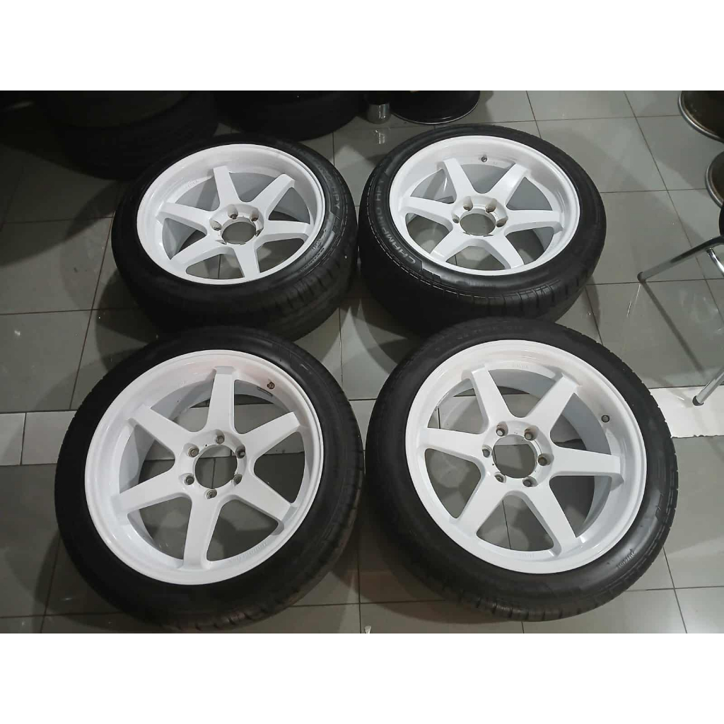 VELG MOBIL BEKAS TE37 R20 PCD 6X139 UNTUK PAJERO FORTUNER EVEREST HILUX TRITON