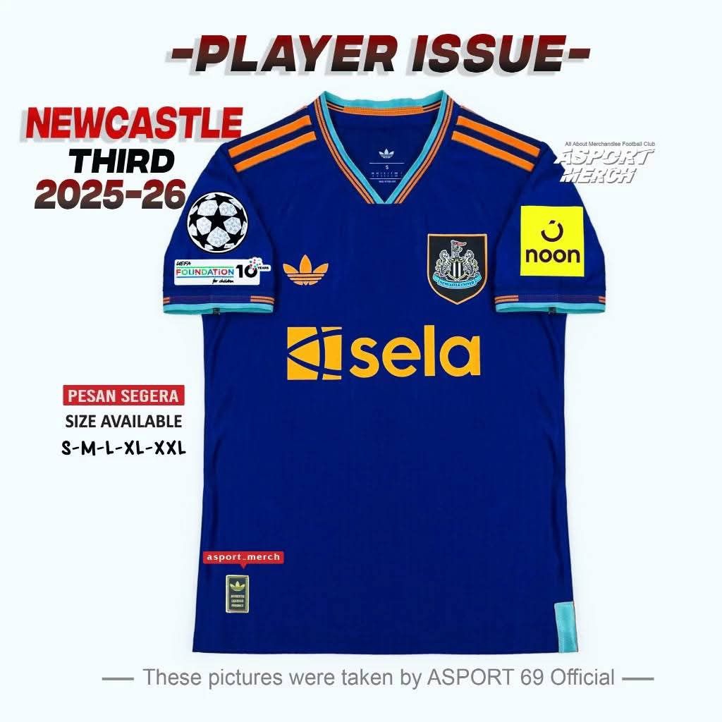 PLAYER ISSUE NEWCASTLE THIRD 2025 2026 PI