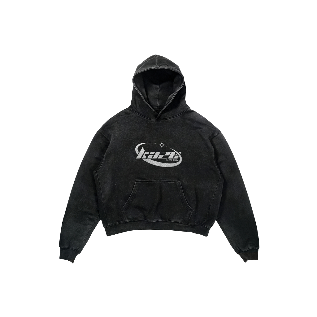 Loucienne Hoodie Kaze Embroided | Heavyweight Cotton 300GSM