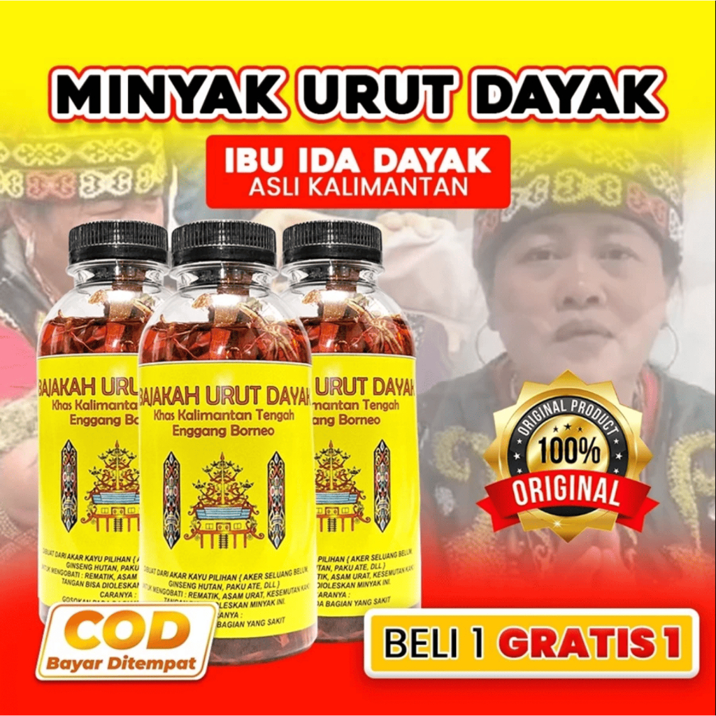 Minyak Dayak Original Kalimantan Asli Ida Dayak
