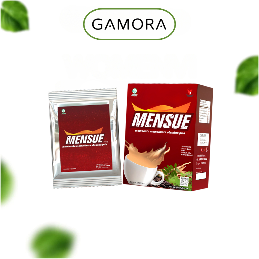 MENSUE - Minuman Obat Kopi Kuat - Tahan Lama Pria Siap Tempur BPOM isi 5 Sachet