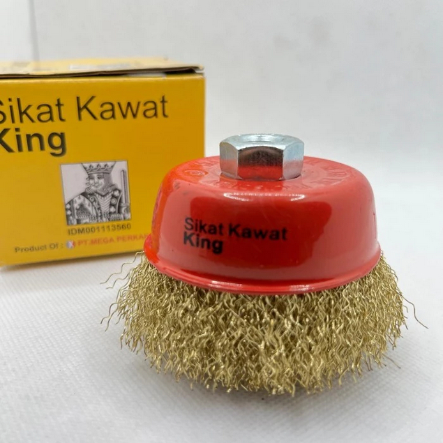 Sikat Kawat Gerinda / Sikat Kawat Mangkok Sikat Kawat Gerinda Merk King