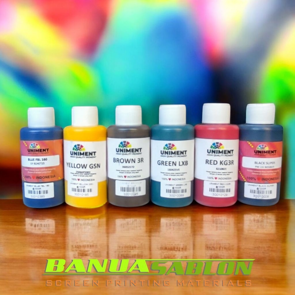 Biang Warna Pigmen Pewarna Sablon 100gr