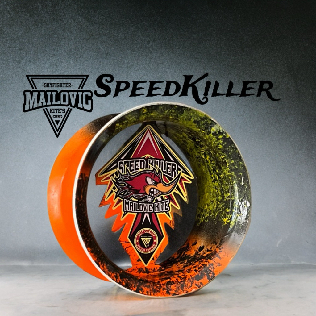 Bladu Racing Speed Killer Mailovic Kite Super Rapih Elegant Golongan Kenur Gelasan Layangan