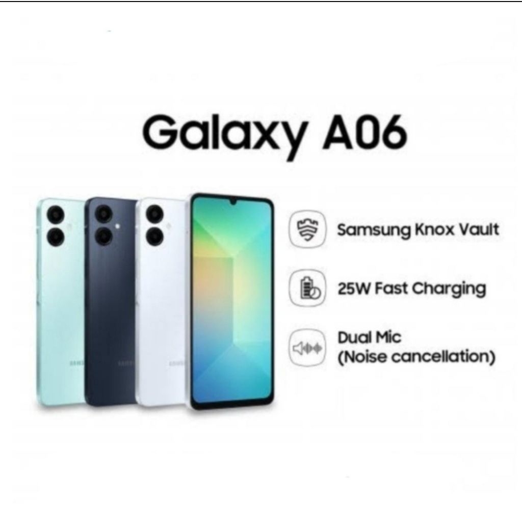 HP SAMSUNG GALAXY A06 4/64 GB - SAMSUNG A06 RAM 4GB ROM 64GB GARANSI RESMI SEIN