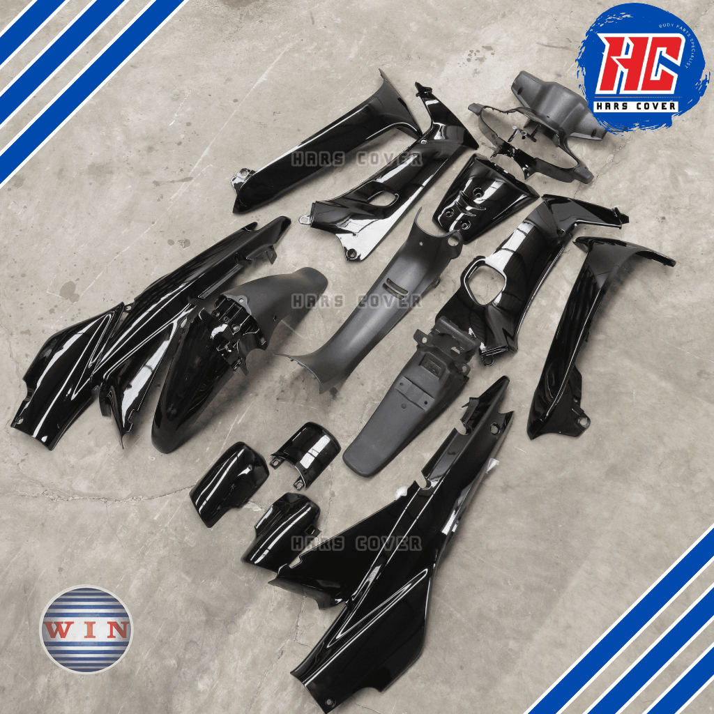 WIN - FULL BODY SUPRA FIT TROMOL HITAM