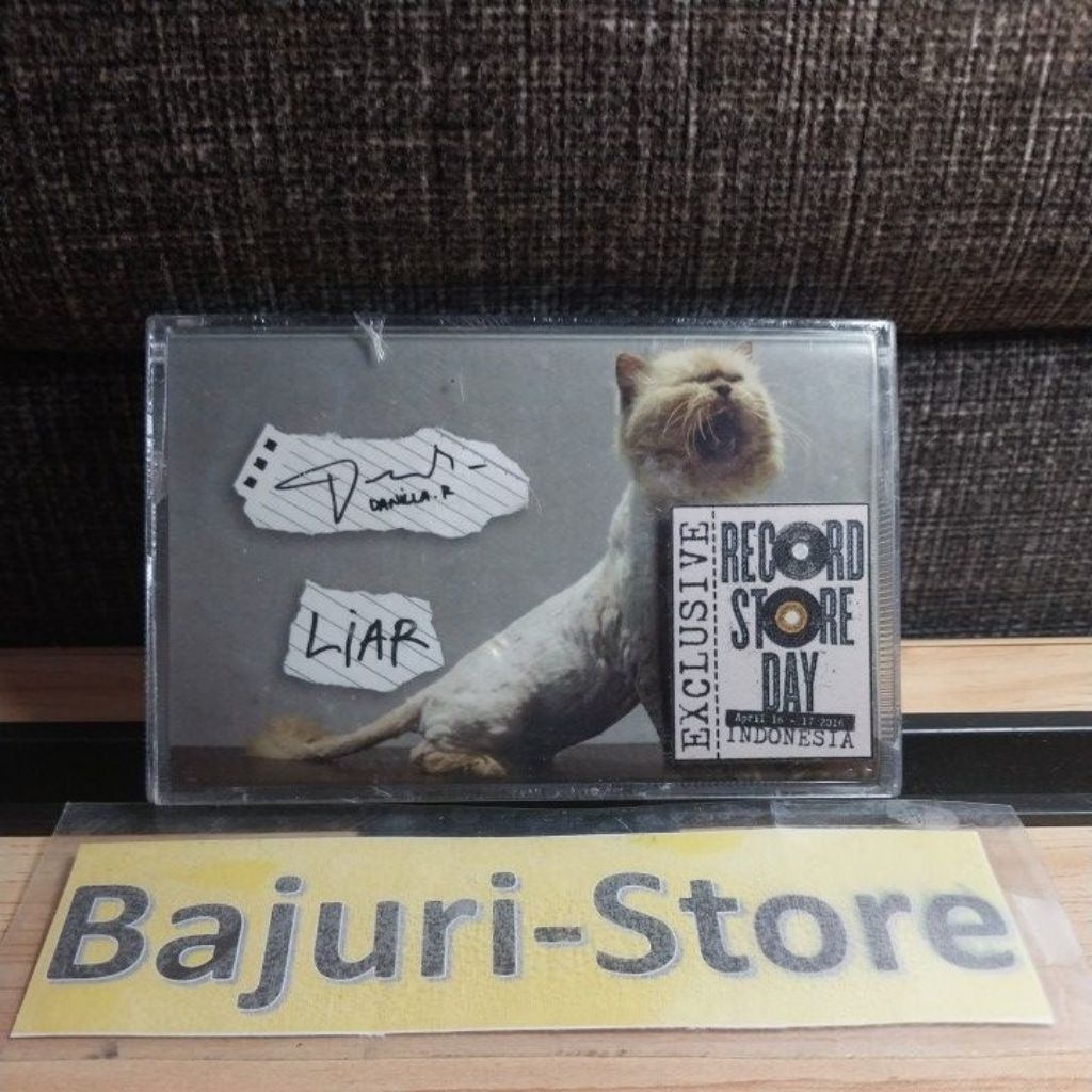 Kaset Pita "Danilla" "Danila"/Album "Liar"/Limited only 130 Pcs/No 22 dari 130/Segel/Sealed/Original