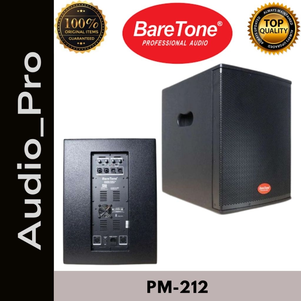 SUBWOOFER BARETONE 12INCH PM-212 ORIGINAL