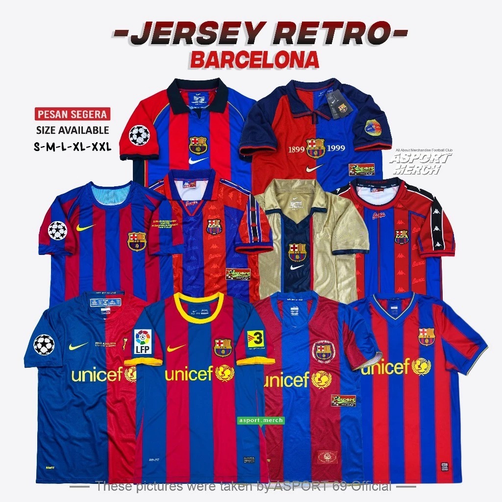 KOLEKSI RETRO BARCELONA 1996 2015