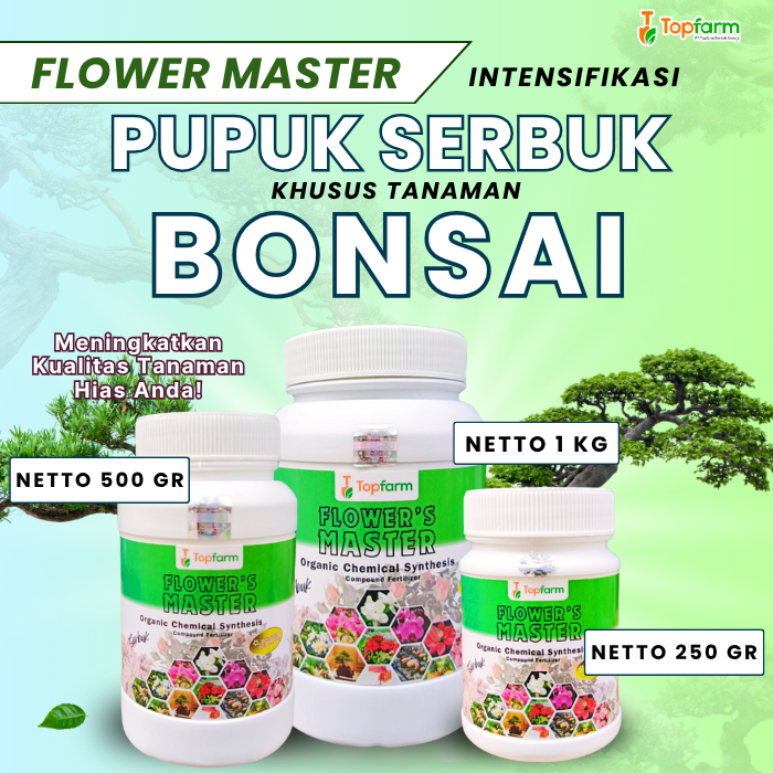 Pupuk Serbuk Bonsai / Pupuk Khusus Bonsai / Pupuk Penyubur Tanaman Bonsai / Pupuk bonsai Cepat Tumbu