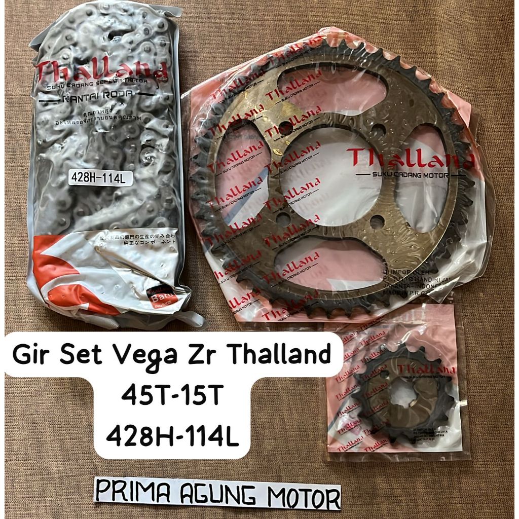 GIR SET VEGA ZR (428H-114L) (45T-15T) THALLAND