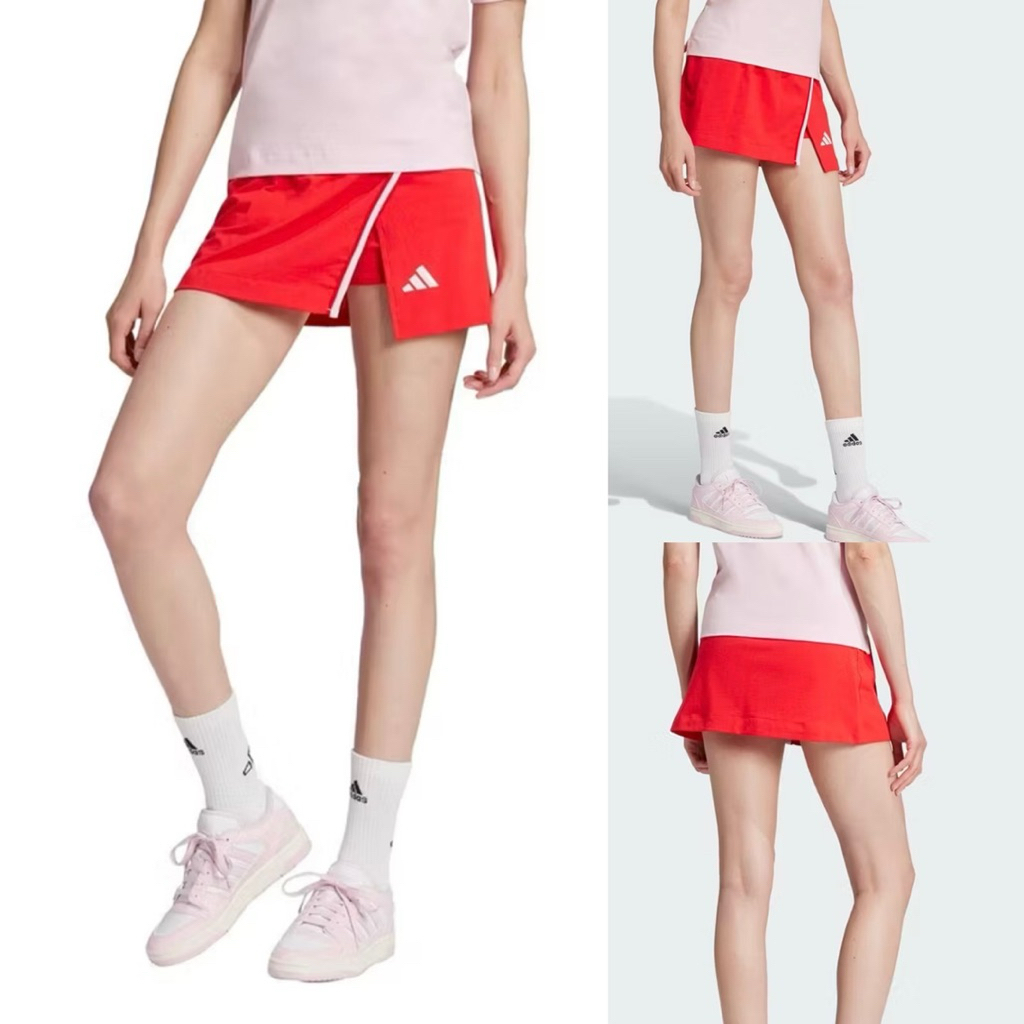 [ORIGINAL] Adidas Essentials Color-Pop Cotton Skort - Skirt Rok Adidas - Rok Celana Tennis Padel Bad